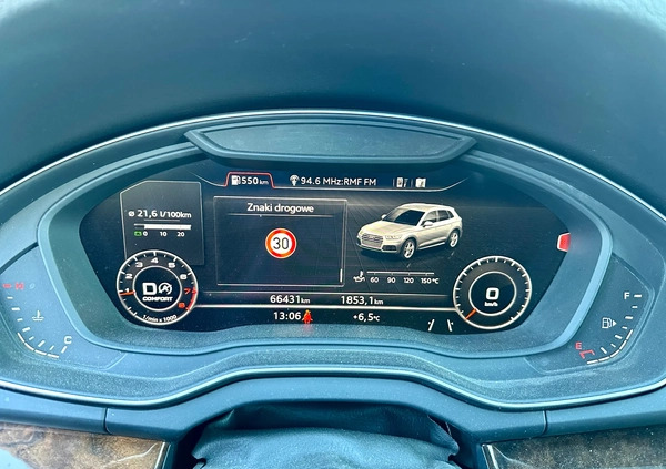 Audi Q5 cena 116900 przebieg: 72000, rok produkcji 2018 z Słupca małe 436
